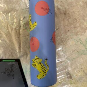 Starbucks 2022 Chinese New Year Tiger Tangerines Blue 16 oz Metal Tumbler